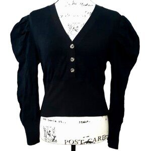 Free People Crop Top Puff Sleeves FINAL SALE PRICE